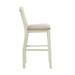 Elements International Stone 30 Inch Bar Slat Back Stool (Set of 2) in White - Faith Furniture (Manhattan, KS)