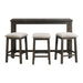 Stone Multipurpose Bar Table Set - Faith Furniture (Manhattan, KS)