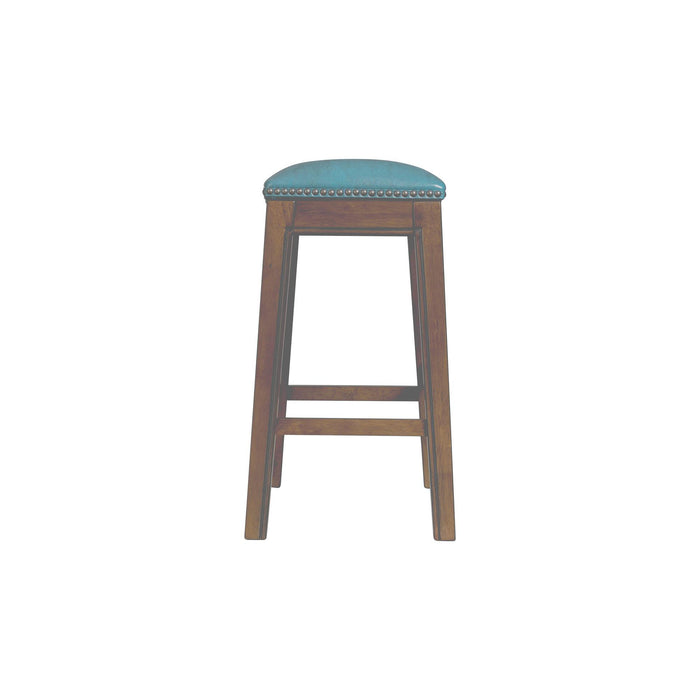 Fiesta 24" Backless Counter Height Stool in Blue - Faith Furniture (Manhattan, KS)