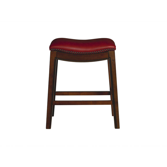 Fiesta 24" Backless Counter Height Stool in Red - Faith Furniture (Manhattan, KS)
