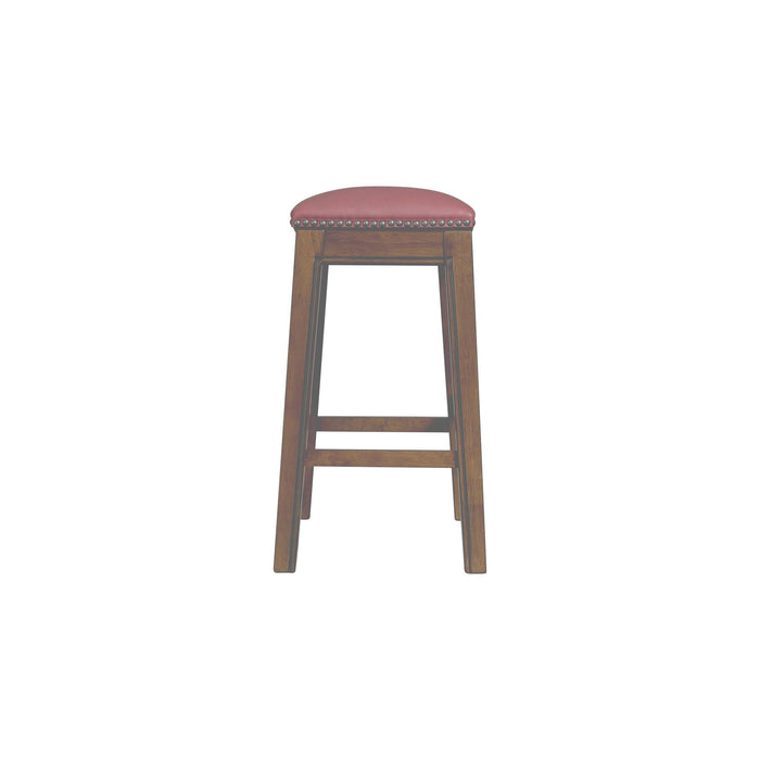 Fiesta 24" Backless Counter Height Stool in Red - Faith Furniture (Manhattan, KS)