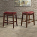 Fiesta 24" Backless Counter Height Stool in Red - Faith Furniture (Manhattan, KS)
