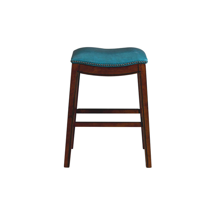 Fiesta 30" Backless Bar Stool in Blue - Faith Furniture (Manhattan, KS)