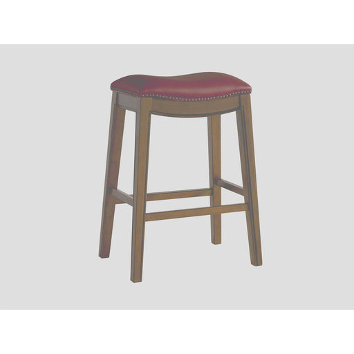Fiesta 30" Backless Bar Stool in Red - Faith Furniture (Manhattan, KS)