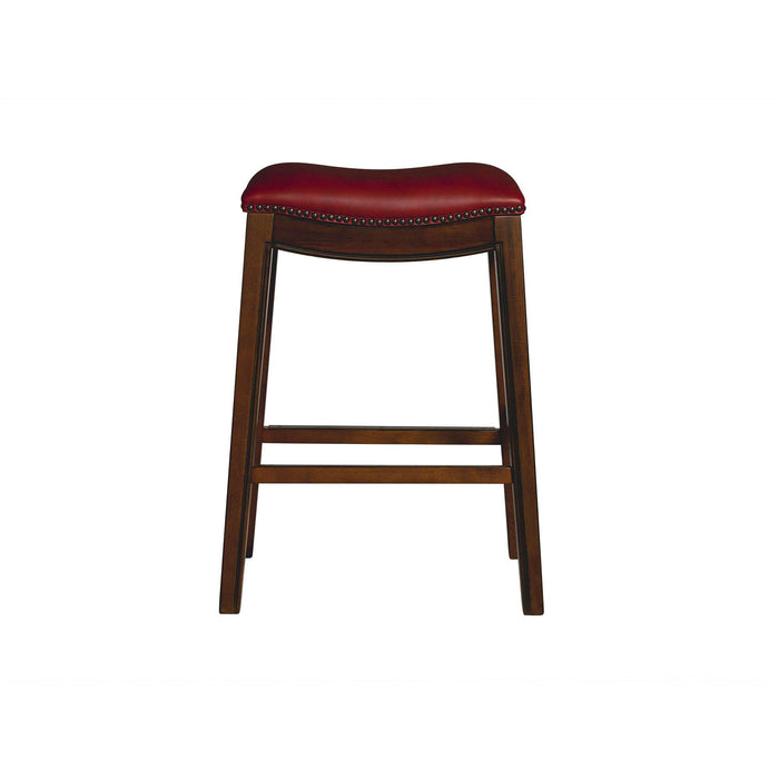 Fiesta 30" Backless Bar Stool in Red - Faith Furniture (Manhattan, KS)