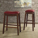 Fiesta 30" Backless Bar Stool in Red - Faith Furniture (Manhattan, KS)