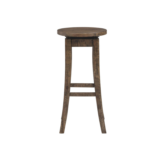 Finn 30" Swivel Backless Bar Stool of 2 - Faith Furniture (Manhattan, KS)