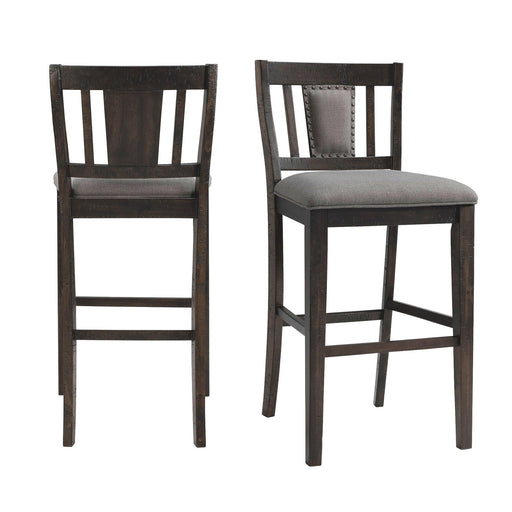 Morrison 30" Slat Back Bar Stool Set of 2 - Faith Furniture (Manhattan, KS)