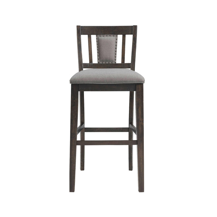 Morrison 30" Slat Back Bar Stool Set of 2 - Faith Furniture (Manhattan, KS)
