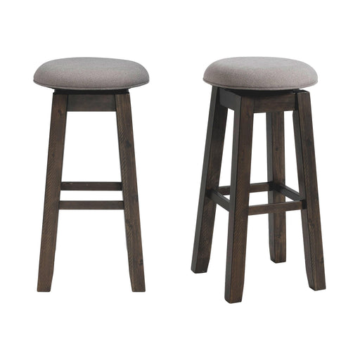 Morrison 30" Swivel Backless Bar Stool Set of 2 - Faith Furniture (Manhattan, KS)