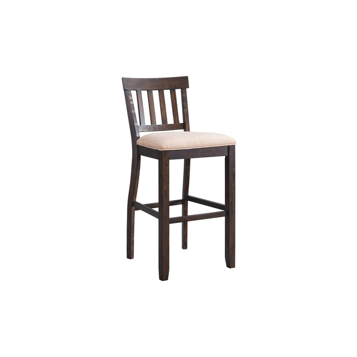 Stone 30" Slat Back Bar Stool Set of 2 - Faith Furniture (Manhattan, KS)
