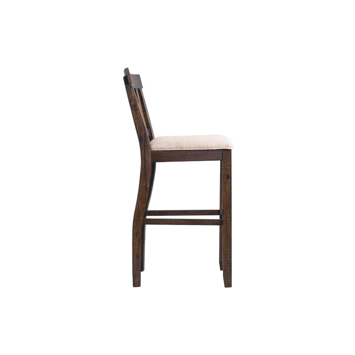 Stone 30" Slat Back Bar Stool Set of 2 - Faith Furniture (Manhattan, KS)