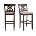 Stone 30" Swirl Back Bar Stool Set of 2 - Faith Furniture (Manhattan, KS)