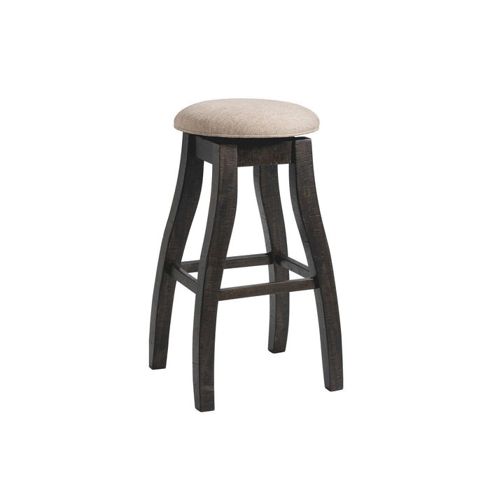Stone 30" Swivel Backless Bar Stool Set of 2 - Faith Furniture (Manhattan, KS)