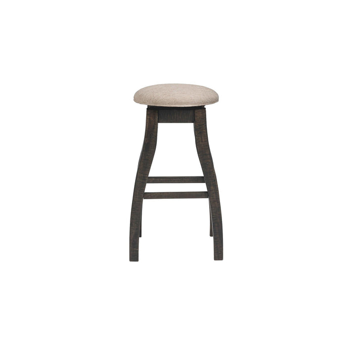 Stone 30" Swivel Backless Bar Stool Set of 2 - Faith Furniture (Manhattan, KS)