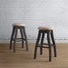 Stone 30" Swivel Backless Bar Stool Set of 2 - Faith Furniture (Manhattan, KS)