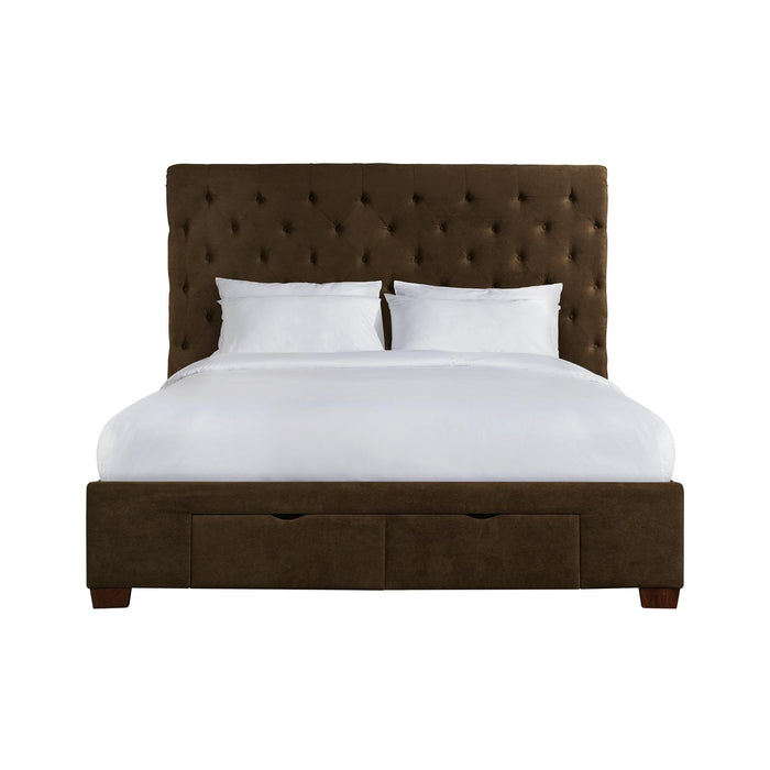 Waldorf King Upholstered Storage Bed - Faith Furniture (Manhattan, KS)