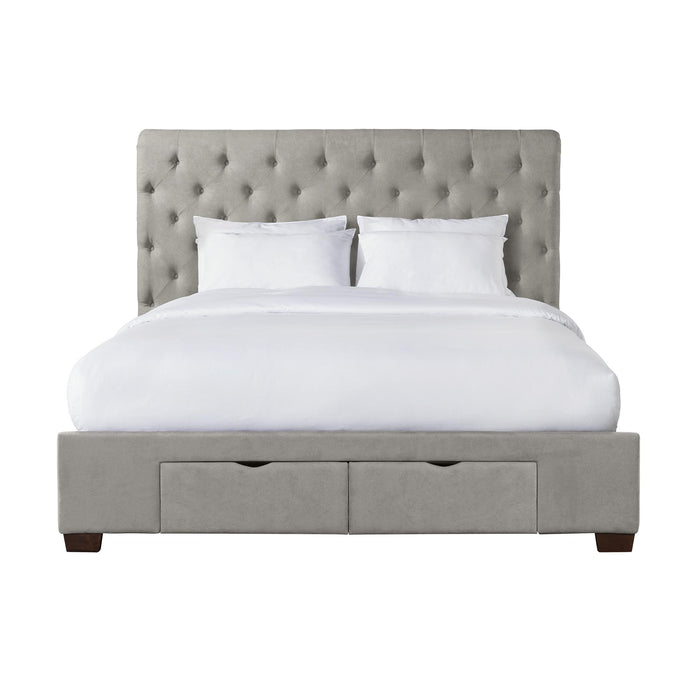 Waldorf King Upholstered Storage Bed - Faith Furniture (Manhattan, KS)