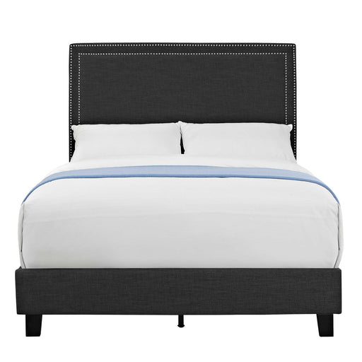 Erica Upholstered Full Platform Bed - Faith Furniture (Manhattan, KS)