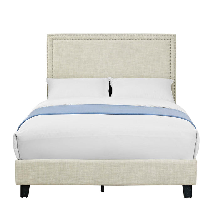 Erica Upholstered Full Platform Bed - Faith Furniture (Manhattan, KS)