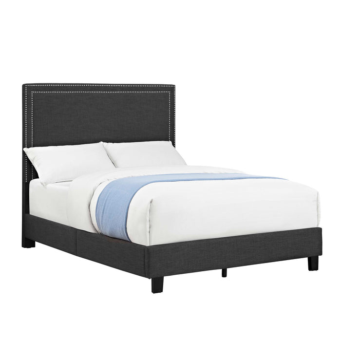 Erica Upholstered Full Platform Bed - Faith Furniture (Manhattan, KS)