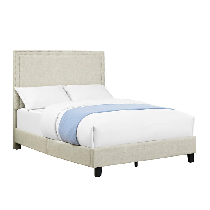 Erica Upholstered Full Platform Bed - Faith Furniture (Manhattan, KS)