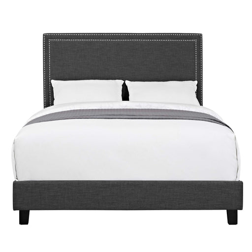 Erica Upholstered Queen Platform Bed - Faith Furniture (Manhattan, KS)