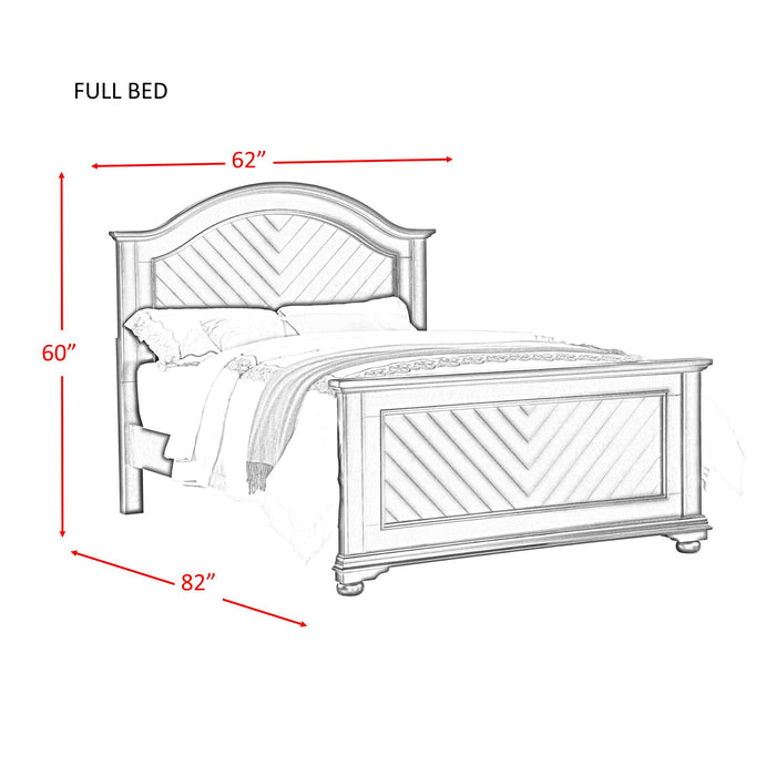 Brookpine White Full Panel Bed - Faith Furniture (Manhattan, KS)