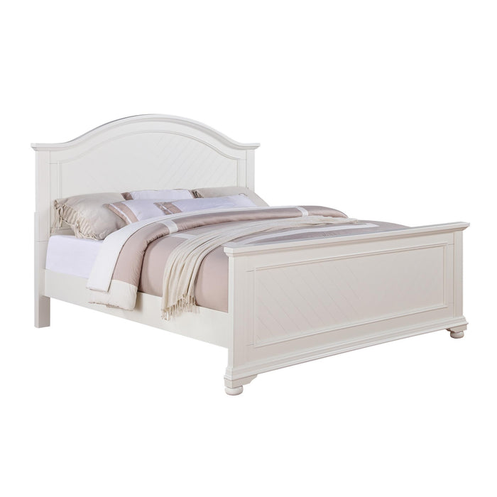 Brookpine White King Panel Bed - Faith Furniture (Manhattan, KS)