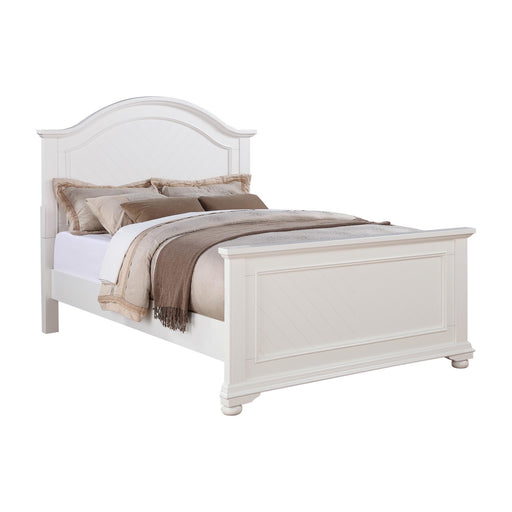 Brookpine White Queen Panel Bed - Faith Furniture (Manhattan, KS)