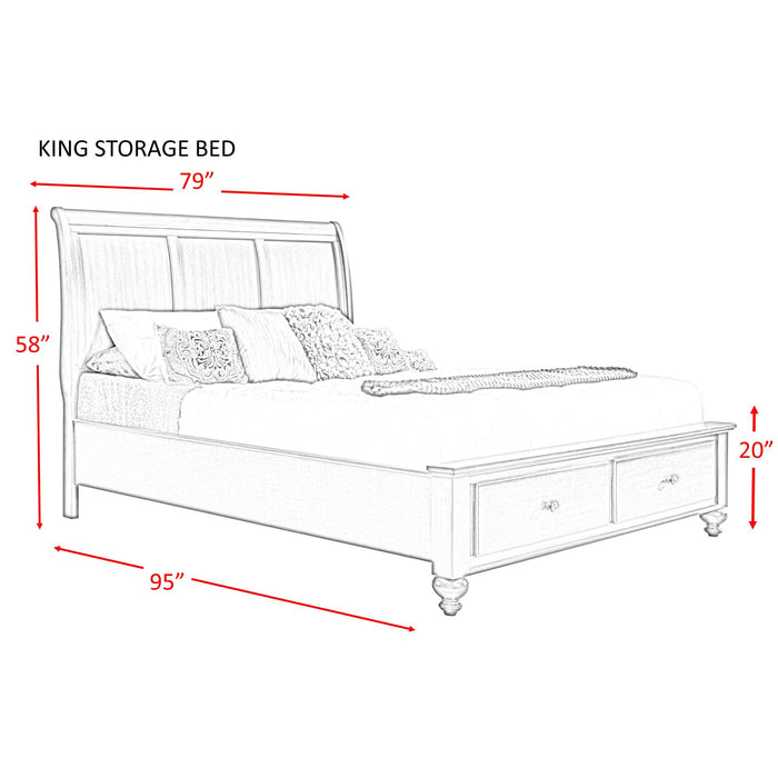 Chatham King Storage Bed - Faith Furniture (Manhattan, KS)