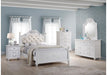 Elements International Alana Twin Bed in White Lacquer - Faith Furniture (Manhattan, KS)