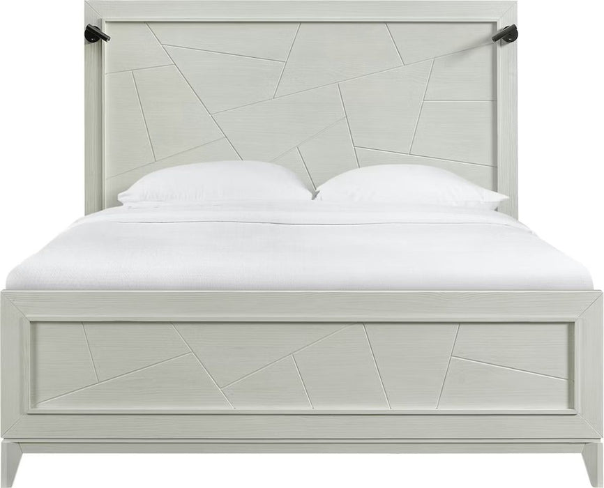 Elements International Artis Queen Storage Bed in White - Faith Furniture (Manhattan, KS)