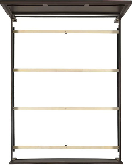 Elements International Beaumont Twin Panel Bed in Merlot - Faith Furniture (Manhattan, KS)