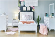 Elements International Catalina Youth Full Panel Bed in White - Faith Furniture (Manhattan, KS)