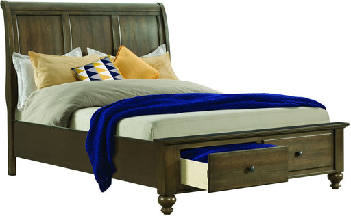 Elements International Chatham Queen Storage Bed in Warm Gray image