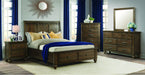 Elements International Chatham Queen Storage Bed in Warm Gray - Faith Furniture (Manhattan, KS)