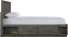 Elements International Elation King Storage Bed in Gray ET610KB - Faith Furniture (Manhattan, KS)