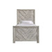 Elements International Ellen Twin Panel Bed in White EL700TB - Faith Furniture (Manhattan, KS)