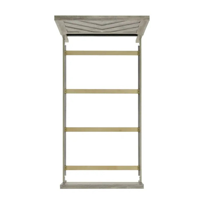 Elements International Ellen Twin Panel Bed in White EL700TB - Faith Furniture (Manhattan, KS)
