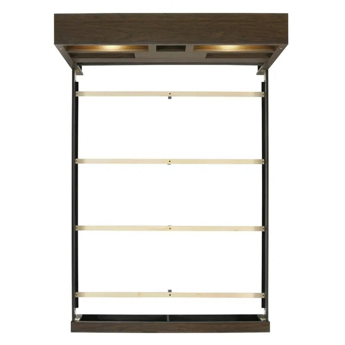 Elements International Hendricks Queen Music Bed in Brown Grey - Faith Furniture (Manhattan, KS)