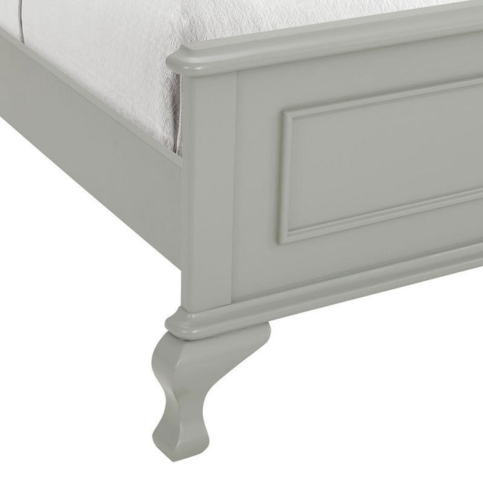 Elements International Jesse Youth Full Panel Bed in Grey - Faith Furniture (Manhattan, KS)