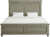 Elements International Kendari Queen Panel Bed in Grey - Faith Furniture (Manhattan, KS)