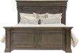 Elements International Kings Court Queen Panel Bed in Grey - Faith Furniture (Manhattan, KS)