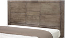 Elements International Logic Queen Platform Bed in Rustic Grey - Faith Furniture (Manhattan, KS)