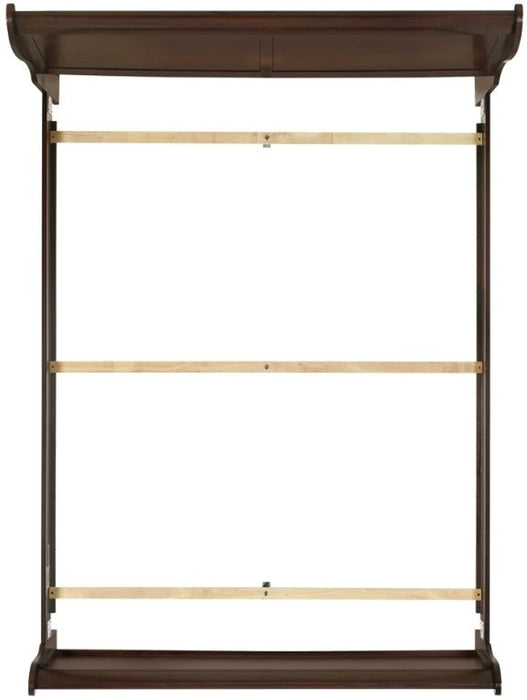 Elements International Louis Philippe Full Panel Bed in Cherry - Faith Furniture (Manhattan, KS)