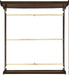 Elements International Louis Philippe Queen Panel Bed in Cherry - Faith Furniture (Manhattan, KS)