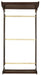 Elements International Louis Philippe Twin Panel Bed in Cherry - Faith Furniture (Manhattan, KS)