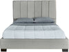 Elements International Magnum King Panel Bed in Grey - Faith Furniture (Manhattan, KS)