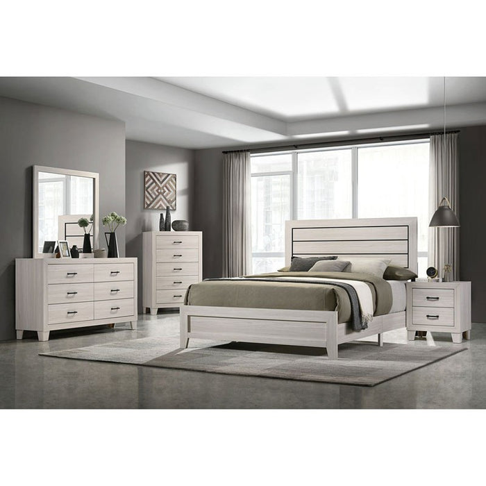 Elements International Makayla Queen Panel Bed in Natural - Faith Furniture (Manhattan, KS)
